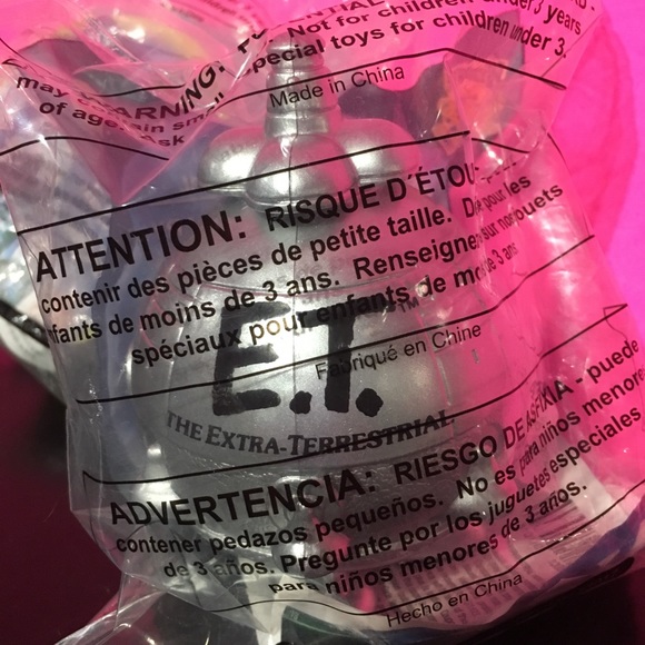 E.T. EXTRA TERRESTRIAL VINTAGE WENDY'S KIDS MEAL TOYS 20th CENTURY SPACESHIP - Picture 6 of 10